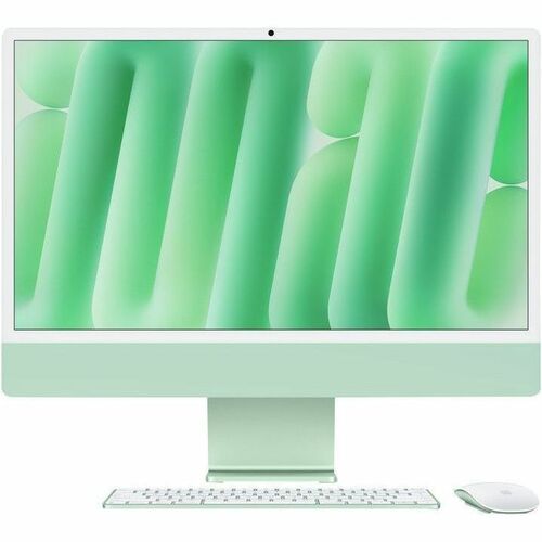 Apple iMac MWUY3CH/A 一体机 - Apple - 16 GB - 256 GB SSD - 61 cm (24") 4.5K - 台式机 - 绿 - Apple M4 芯片 - 4480 x 2520 - Apple 10核