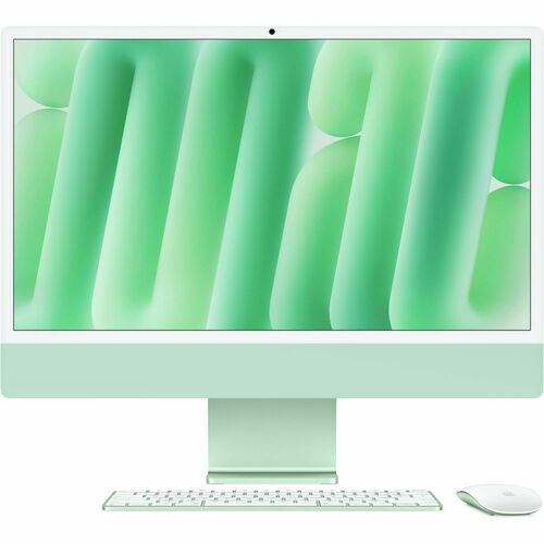 Apple iMac MWV03KS/A All-in-One Computer - Apple M4 - 16 GB - 512 GB SSD - 61 cm (24") 4.5K - Desktop - Green - Apple M4 C