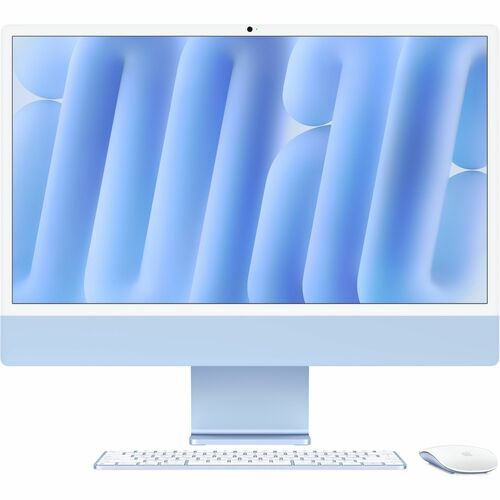 Apple iMac MWV13B/A All-in-One Computer - Apple M4 - 16 GB - 256 GB SSD - 61 cm (24") 4.5K - Desktop - Blue - Apple M4 Chi