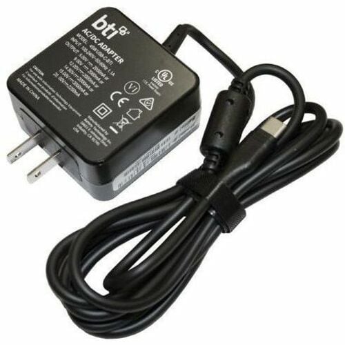 BTI 45WUSB-C-BTI-LN 45W TYPE-C AC ADAPTER - Compatible OEM: 5A10W86249, 5A10W86247, 5A10W86260, 5A10W86293 Model: LENOVO I