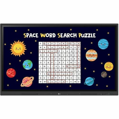 LG CreateBoard 75TR3DK-B Collaboration Display - LCD - ARM Cortex A55 - 4 GB - Infrared (IrDA) - Touchscreen - 16:9 Aspect