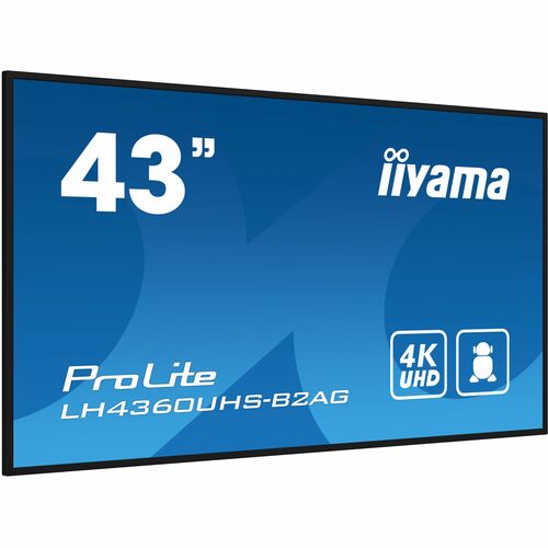 LCD Ecrans à affichages dynamiques iiyama ProLite LH4360UHS-B2AG 1079,50 mm - 24 Heures/7 Jours Operation - Vertical Align