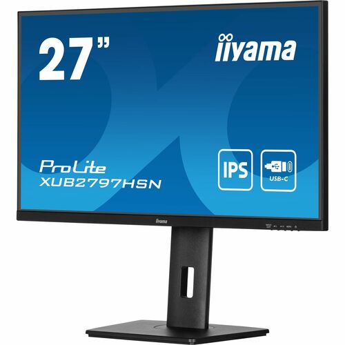 iiyama ProLite XUB2797HSN-B2 27 Zoll Class Full HD LED-Monitor - 16:9 Format - Mattschwarz - 68,6 cm (27 Zoll) Viewable - 
