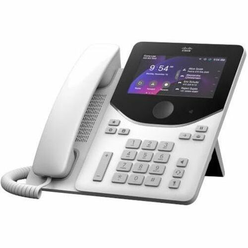 Cisco 9871 IP Phone - Cordless - Desktop - First Light - VoIP - 12.7 cm (5") LCD - 2 x Network (RJ-45) - PoE Ports
