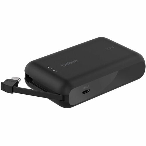 Belkin BoostCharge Power Bank - Black - For Smartphone, Tablet PC, iPad mini, iPad Pro - 2 x Type-C 20W - 10000 mAh - 20 W