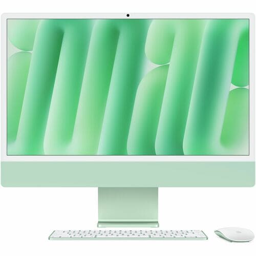 CTO: Z1K3 24-inch iMac 4.5K M4 10‑core CPU, 10‑core GPU, 32GB RAM, 512GB SSD - Green