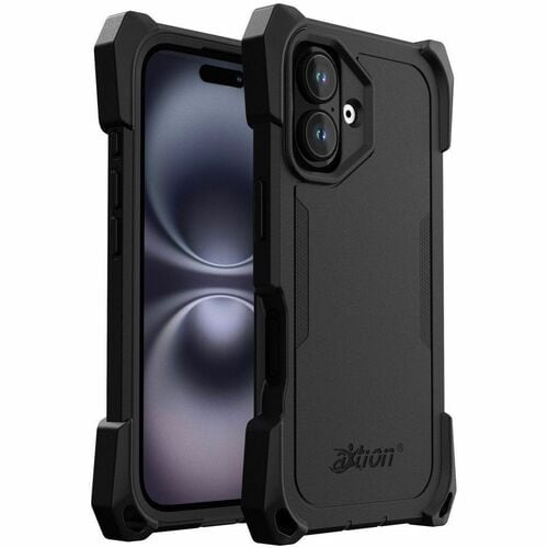 The Joy Factory aXtion Edge for iPhone 16 - For Apple iPhone 16 Smartphone - Textured edges - Drop Resistant, Shock Absorb
