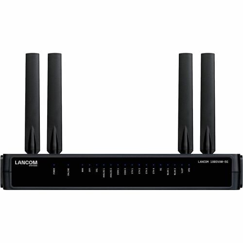 Lancom 1803VAW-5G VoIP-Gateway - 5 x RJ-45 - 2 x FXS - USB - Gigabit-Ethernet, Ethernet - VDSL/ADSL2+ - Wireless LAN - IEE