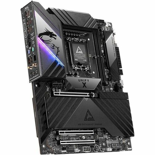 MSI MEG Z890 UNIFY-X Gaming Desktop Motherboard - Intel Z890 Chipset - Socket LGA-1851 - ATX - Core Ultra Processor Suppor