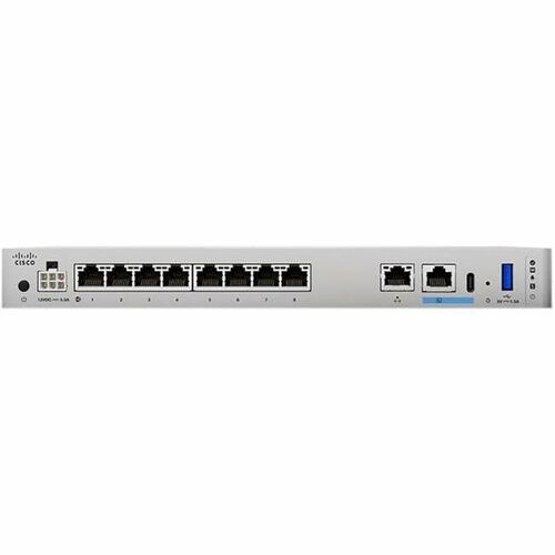 Cisco Secure 1210CE Netzwerksicherheit-/Firewall-Gerät - Zentralisiertes Management - 8 Anschluss - 10/100/1000Base-T - Gi