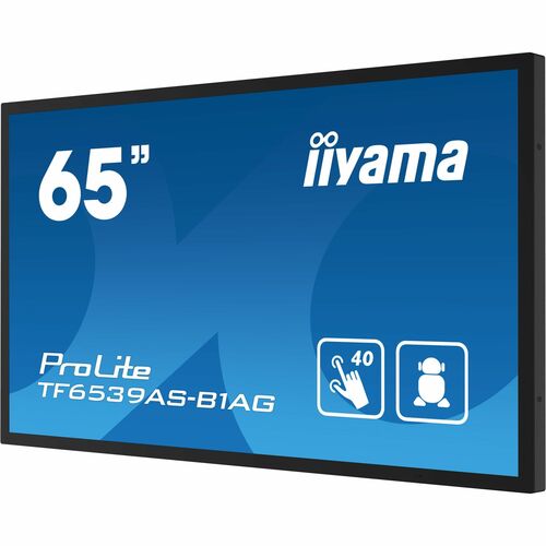 iiyama ProLite TF6539AS-B1AG 64.5" LCD Digital Signage Display - 24 Hours/7 Days Operation - In-plane Switching (IPS) Tech