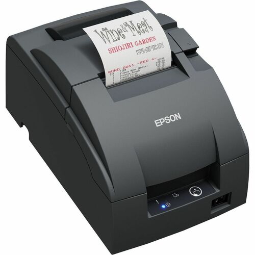 Epson TM-U220IIB (101F1) Retail, Kitchen, Restaurant Dot Matrix Printer - Monochrome - Receipt Print - USB - With Cutter -