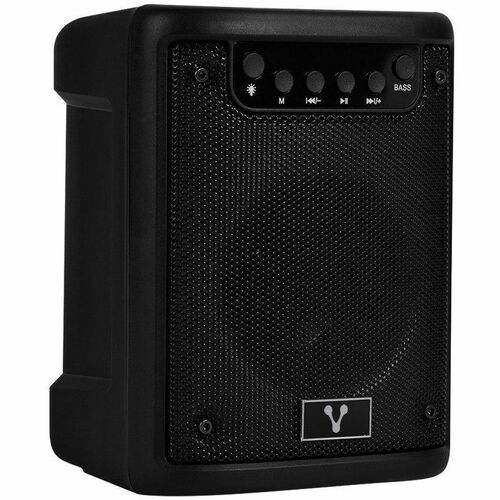 Vorago KSP-180 Pórtatil Bluetooth Sistema de Altavoces - 10W RMS - Negro - Batería Recargable - USB - 1