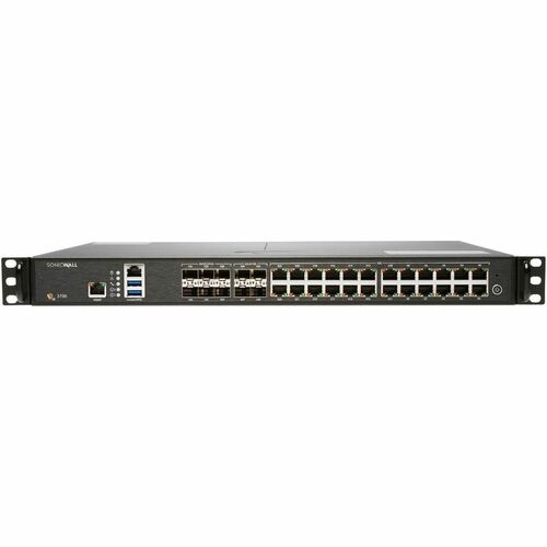 SonicWall NSa 3700 Network Security/Firewall Appliance - Intrusion Prevention - 24 Port - 10GBase-X - 10 Gigabit Ethernet,