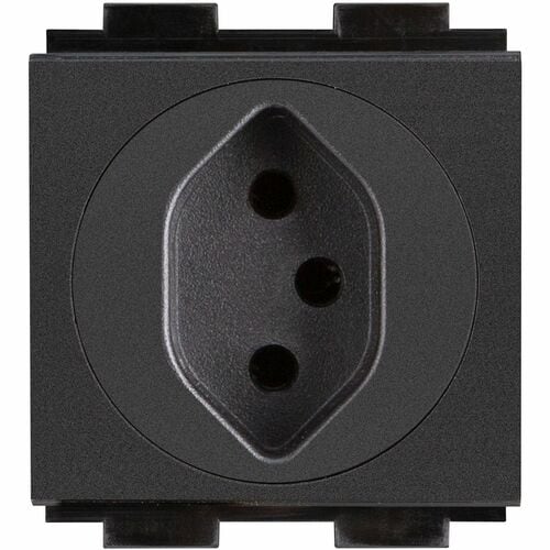 Crestron FT2A-PWR-SW-1-BASIC Stromausgang - 1 x Netzanschlüsse - 230 V AC / 10 A Bündig montierbar, Tabletop - Schwarz - P
