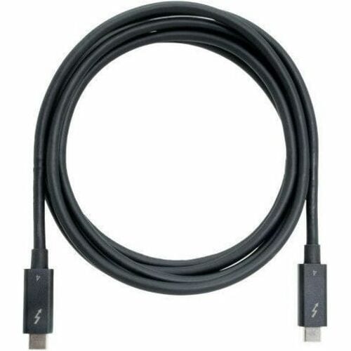 QNAP 2 m Thunderbolt 4/USB-C Data Transfer Cable - First End: 1 x 24-Pin Thunderbolt 4 Type C - Male - Second End: 1 x 24-