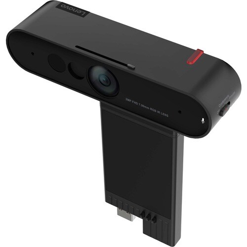 Webcam Lenovo ThinkVision MC60 - Nero - USB 2.0 tipo A - 1 - 1920 x 1080 Video - 95° Angle - Microfono - Per Monitor