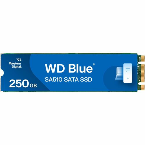 WD Blue Solid State-Laufwerk - M.2 2280 Intern - 250 GB - SATA (SATA/600) - Desktop-PC Unterstütztes Gerät - 100 TB TBW - 