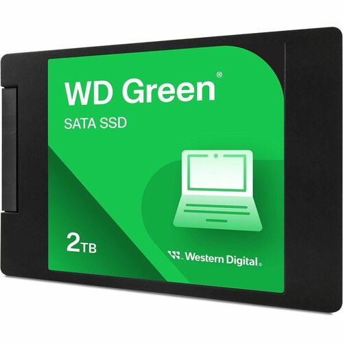 WD Green Solid State-Laufwerk - 2,5" Intern - 2 TB - SATA (SATA/600) - Notebook, Desktop-PC Unterstütztes Gerät