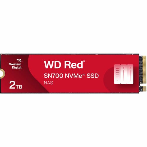 WD Red S700 WDS200T1R0C 2 TB Solid State Drive - M.2 2280 Internal - PCI Express NVMe (PCI Express NVMe 3.0 x4) - Storage 