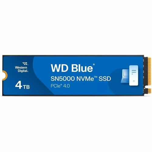 WD Blue SN5000 WDS400T4B0E-00BKY0 Solid State Drive - M.2 2280 Internal - PCI Express NVMe (PCI Express NVMe 4.0 x4) - 120