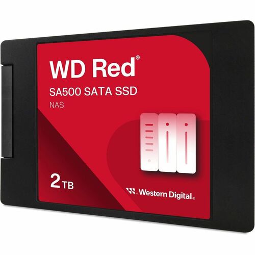 SSD WD Red SA500 WDS200T2R0A - 2.5" Interne - 2 To - SATA (SATA/600) - Système de rangement Appareil compatible - 1300 To TBW