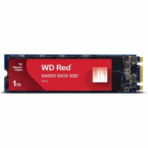 WD Red SA500 WDS100T1R0B 1 TB Solid State Drive - M.2 2280 Internal - SATA (SATA/600) - Storage Array Device Supported - 6