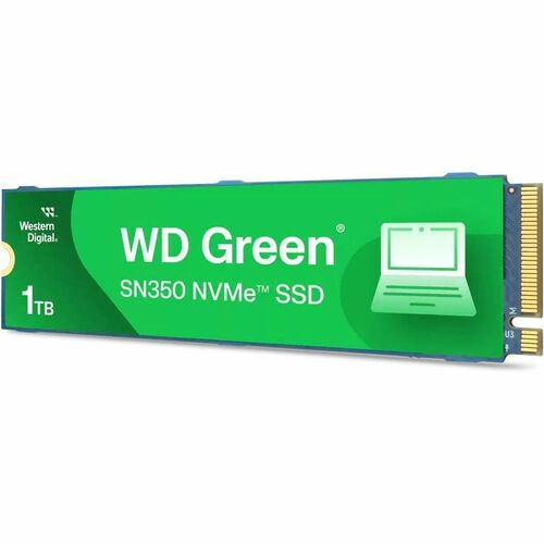 Unità stato solido WD Green SN350 WDS100T3G0C-00AZL0 - M.2 2280 Interno - 1 TB - PCI Express NVMe (PCI Express NVMe 3.0 x4