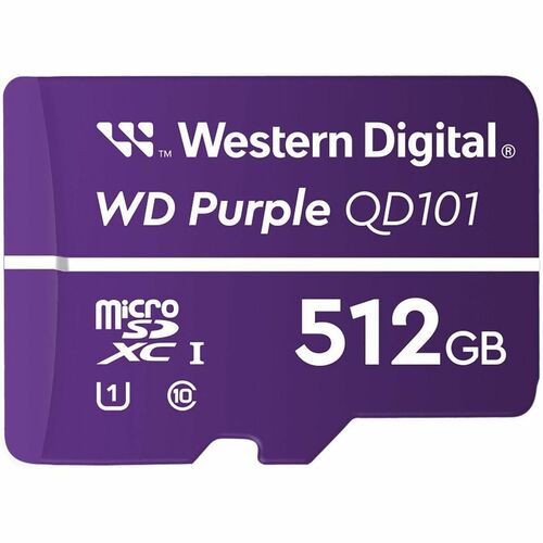 WD Purple 512 GB Classe 10/SUS-I (U1) microSDXC