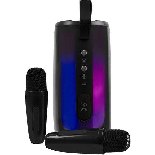 Perfect Choice Cosmo Pórtatil Bluetooth Sistema de Altavoces - 15W RMS - Negro - Batería Recargable - USB