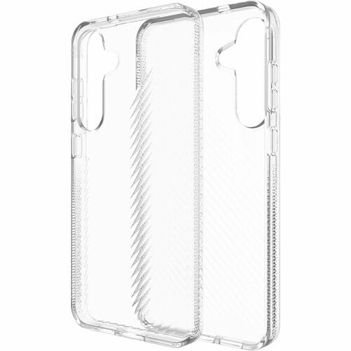 ZAGG Luxe Case for Samsung Galaxy S25+ Smartphone - Ripple Pattern - Clear - Drop Resistant, Bacterial Resistant, Odor Res