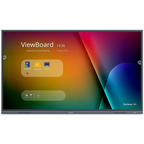 ViewSonic ViewBoard IFP6533-G Collaboration Display - 65" LCD Cortex A55 - 8 GB DDR4 SDRAM - Ultra Fine Touch (UFT) - Touc