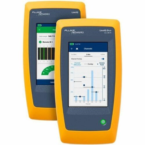 Fluke LinkIQ LIQ-DUO-VFL-LFD Testing Device - Cable Testing, Wireless Connectivity Testing, Network Testing, Network Troub