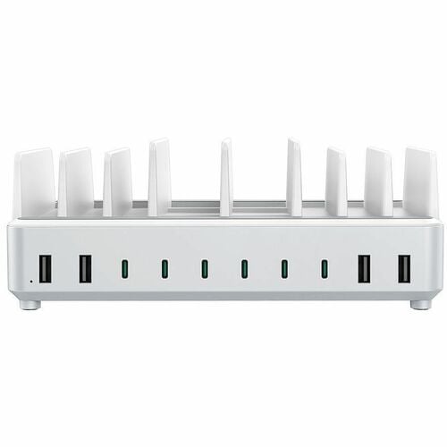 120W 10 PORT CHARGING STATION USB C USB A MULTIPORT CHARGING