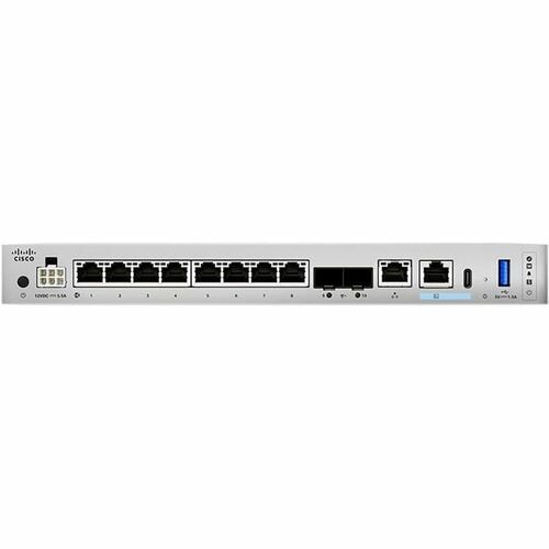 Cisco Secure 1220CX Netzwerksicherheit-/Firewall-Gerät - Intrusion Prevention (IPS) - 8 Anschluss - 10GBase-X - 10 Gigabit