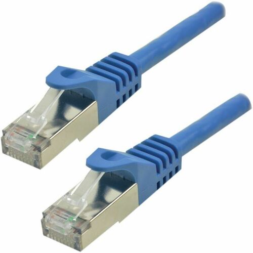 Câble réseau MCL - 15 cm Categorie 7 - Cable for Périphérique réseau - Blindé - LSZH - Bleu