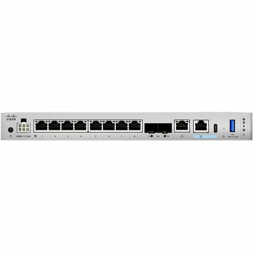 Cisco Secure 1220CX Netzwerksicherheit-/Firewall-Gerät - Intrusion Prevention (IPS) - 8 Anschluss - 10GBase-X - 10 Gigabit