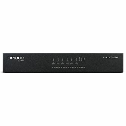 Lancom 2100EF Router - 4 Anschlüsse - 4 RJ-45 Port(s) - Management-Port - 2 SFP+ Steckplätze - 10 Gigabit Ethernet - IEEE 