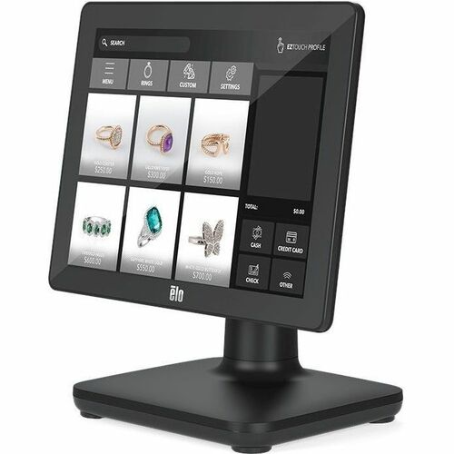 Elo EloPOS POS Terminal - Celeron G4900T - 4 GB DDR4 SDRAM 128 GB M.2/SATA - 38.1 cm (15") LED Touchscreen - Wireless LAN 
