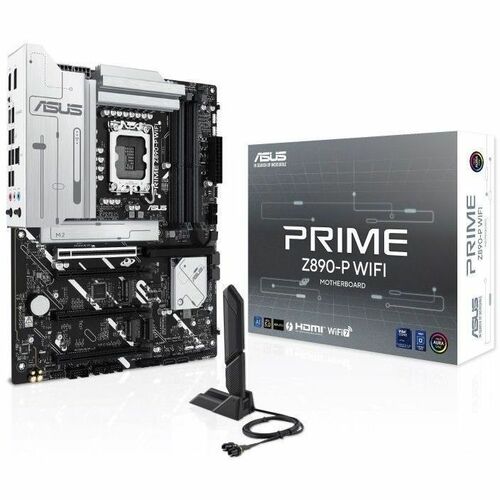 Carte mère de jeux de bureau Asus Prime Z890-P WIFI - Intel Z890 Chipset - Socket LGA-1851 - ATX - Core Ultra Processor Su