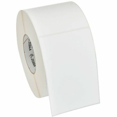 Zebra Z-Essentials 500D Barcode Label - 101.60 mm Width x 152.40 mm Length - Permanent Acrylic Adhesive - Direct Thermal -