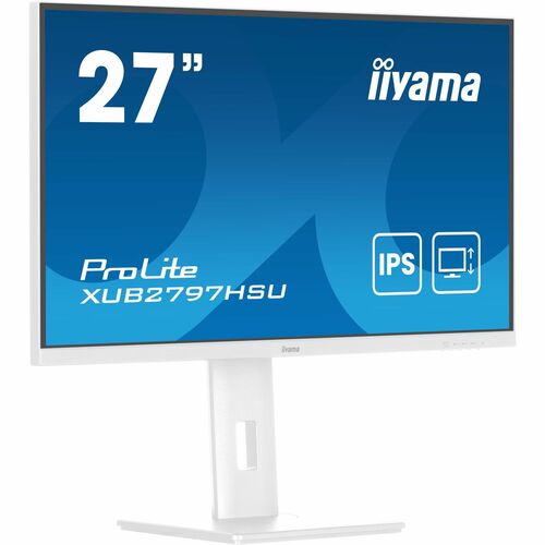iiyama ProLite XUB2797HSU-W2 27 Zoll Class Full HD LED-Monitor - 16:9 Format - Matt-weiß - 68,6 cm (27 Zoll) Viewable - IP