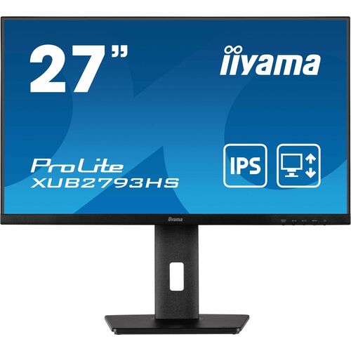 iiyama ProLite XUB2793HS-B7 27 Zoll Class Full HD LED-Monitor - 16:9 Format - Mattschwarz - 68,6 cm (27 Zoll) Viewable - I