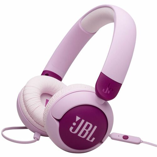 JBL Junior 320 Wired On-ear Kids Headphones - Stereo - Mini-phone (3.5mm) - Wired - 34 Ohm - 20 Hz to 20 kHz - Over-the-he