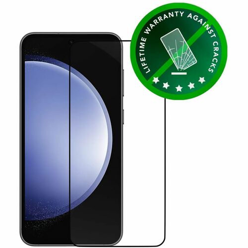 dbramante1928 ApS eco-shield Screen Protector for Galaxy S23 FE - Black - 1 Piece - For AMOLED Smartphone - Anti-microbial