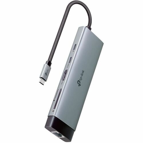 TP-Link UH9120C USB-Typ C Docking Station für Monitor, Notebook, Desktop-PC - Ladefunktion - Speicherkartenleser - SD, mic