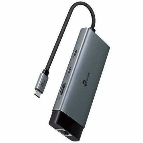 TP-Link UH6120C USB-Typ C Docking Station für Notebook, Tablet, Smartphone, Spielkonsole, Desktop-PC - Ladefunktion - 1 Un