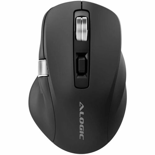 Alogic APEX Maus - Bluetooth/Radio-Frequenz - USB-Typ C - 7 Programmable Button(s) - Schwarz - Kabel/Drahtlos - 2,40 GHz -