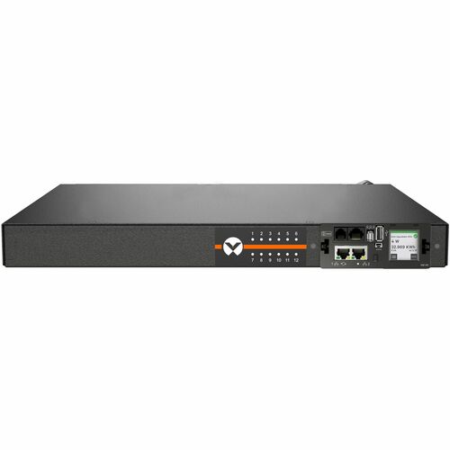 Vertiv Geist Geist Upgradeable MUS3E1R5-12CF17-2C20A9H00-S PDU - TAA Compliant - Switched - IEC 60320 C20 - 12 x Combinati