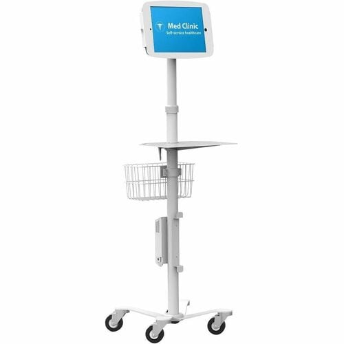 Compulocks Rise Freedom Medizinische Warenkorb - 4 Rollen - Metall - 1498,6 mm Höhe - Weiß